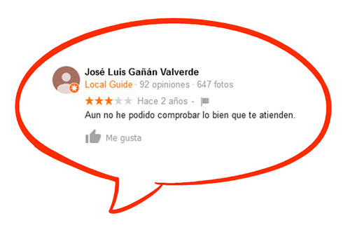 que pasa si se denuncia una resena de google